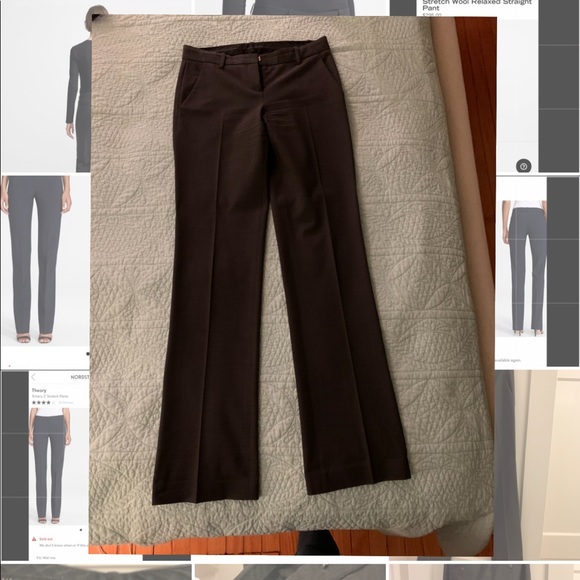 Theory DARK GREY women’s work dress pants Emery 2 - Picture 8 of 8